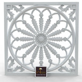 Premium Wood Hand carved Wall Panel - Wooden Twist UAE